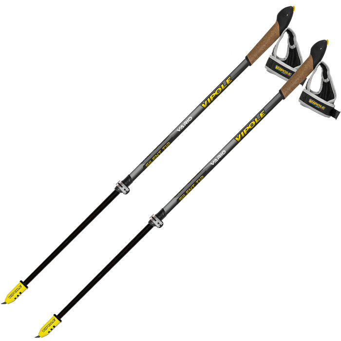 Палки для скандинавской ходьбы Vipole Vario Top-Click QL K.T. Silent DLX (S1947)  