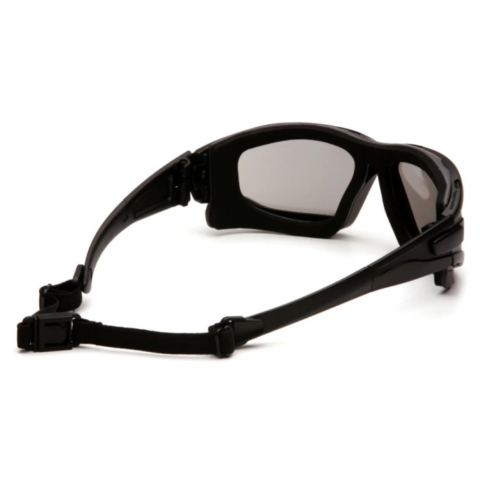 Очки защитные с уплотнителем Pyramex i-Force Slim (silver mirror) Anti-Fog, зеркальные серые  