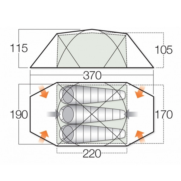 Палатка Vango Nemesis 300  