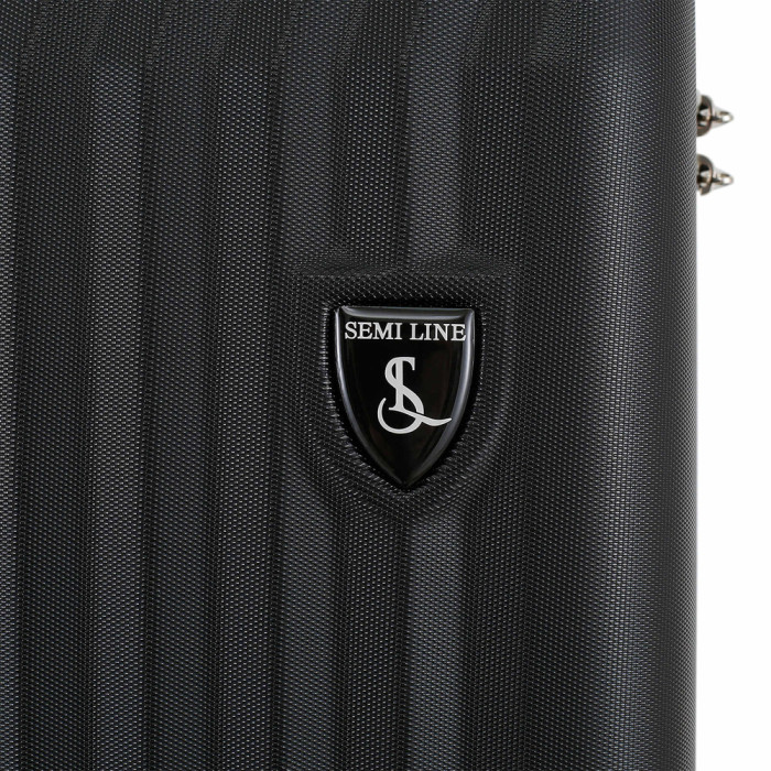 Чемодан Semi Line 24" (M) Black (T5984-3)  