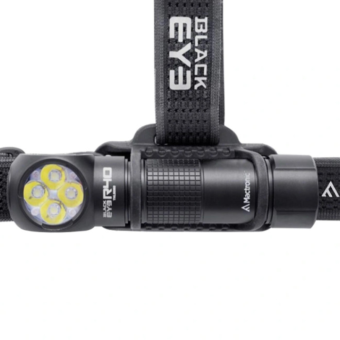Фонарь налобный Mactronic Black Eye R40 (4000 Lm) Programmable Rechargeable Type-C (THL0060)  