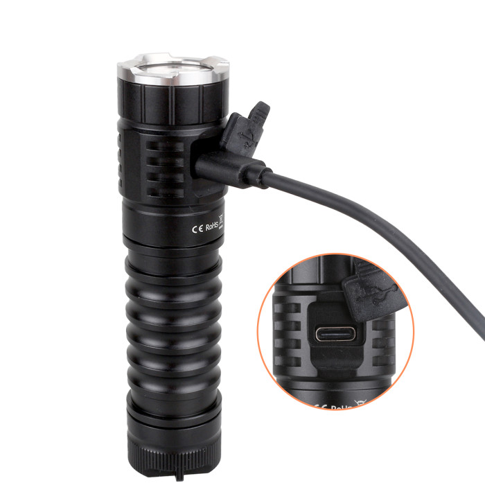 Фонарь Wurkkos TS21 USB C Rechargeable 5000K, черный  