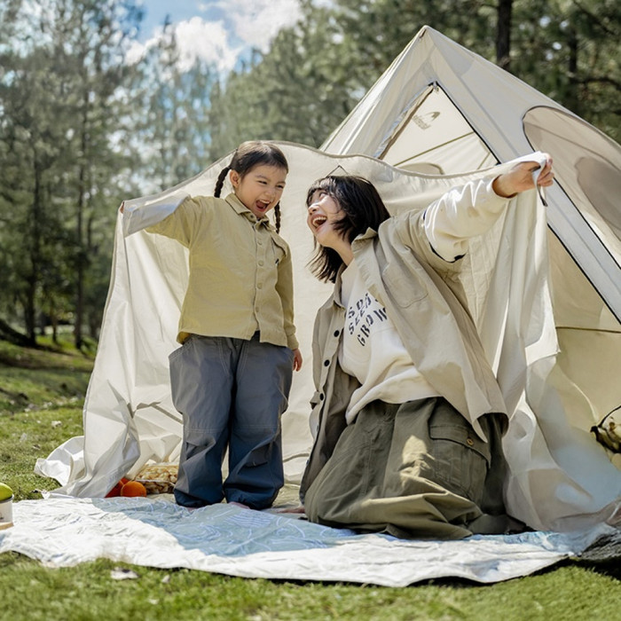 Палатка трёхместная Naturehike Kabi Quick-Set CNK2650WS020, коричневая  
