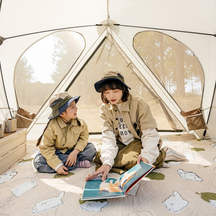 Палатка трёхместная Naturehike Kabi Quick-Set CNK2650WS020, коричневая  