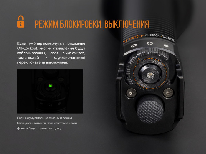 Тактический фонарь Fenix TK35UE ( серия 2018) , серый, XHP70 HI, 3200 люмен  