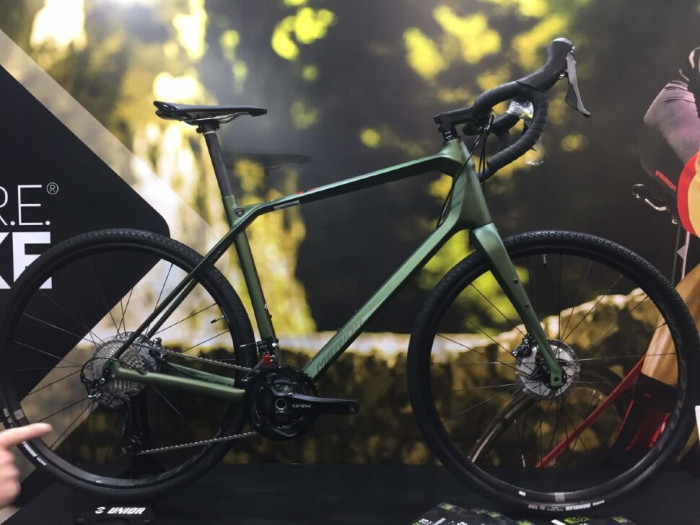 Велосипед Merida 2020 silex 7000 m mattfog green(glossy silver-green)  