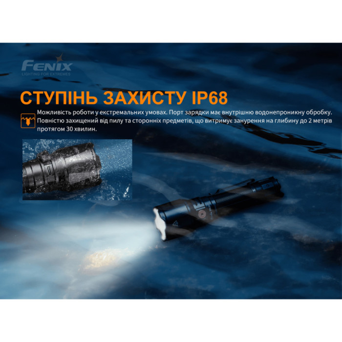 Фонарь ручной Fenix ​​TK26R (Поврежденная упаковка / царапины на корпусе / замена USB заглушки / ремонт межконтактных соединений)  