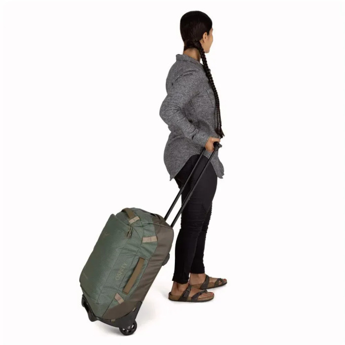 Сумка на колесах Osprey Transporter Wheeled Duffel 40 pine leaf/earl grey - O/S - темно-зеленый  