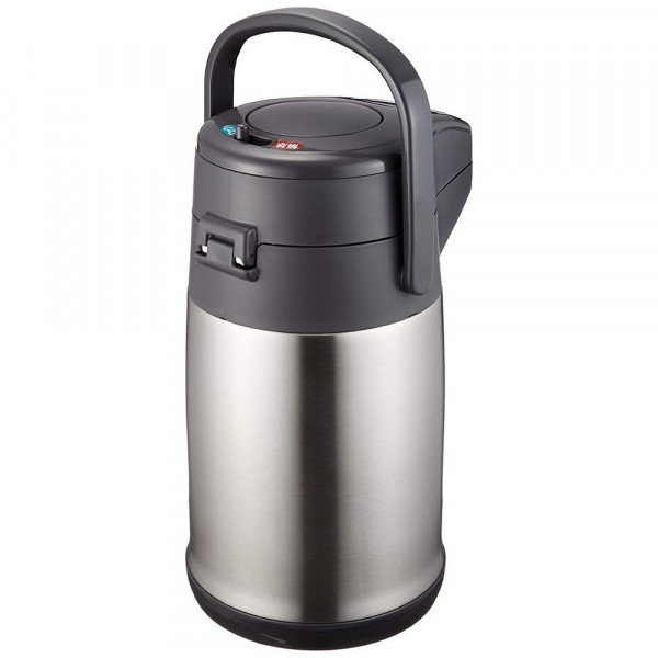 Термос Zojirushi 3.0 л с помпой (серебро)  