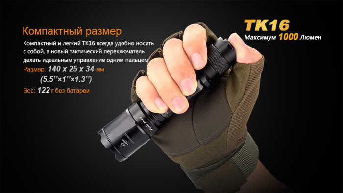 Тактический фонарь Fenix TK16 Cree XM-L2 U2  