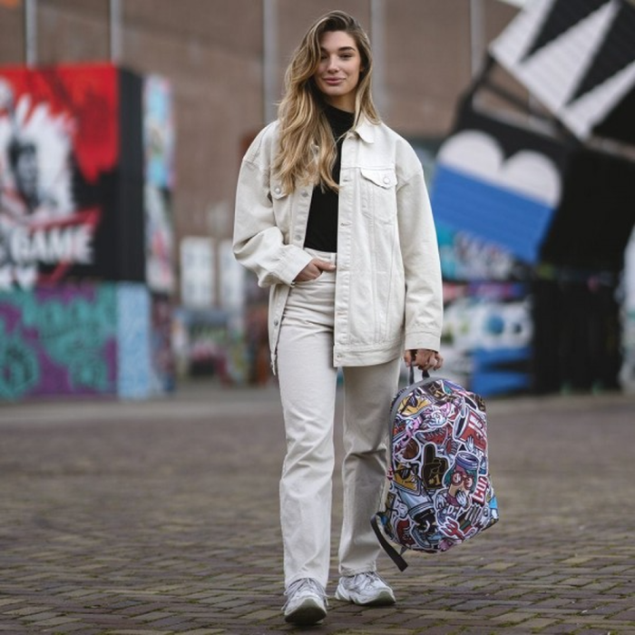 Рюкзак XD Design Bobby Soft Art Graffitti, защита от воровства, порезов  