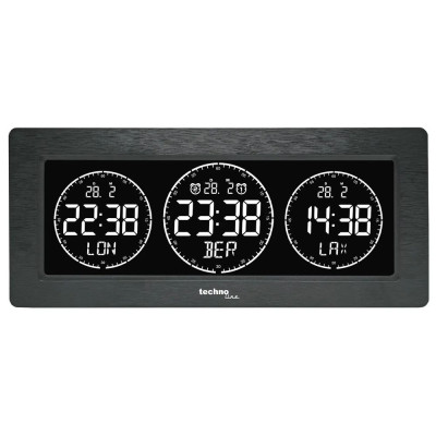 Часы настольные Technoline WT458 Black (WT458)