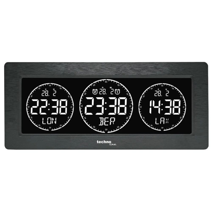 Часы настольные Technoline WT458 Black (WT458)  