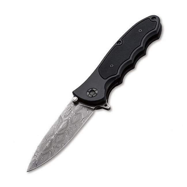 Нож Boker Leopard Damascus III Black  