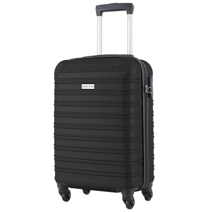 Чемодан Semi Line 20" (S) Black (T5636-1)  