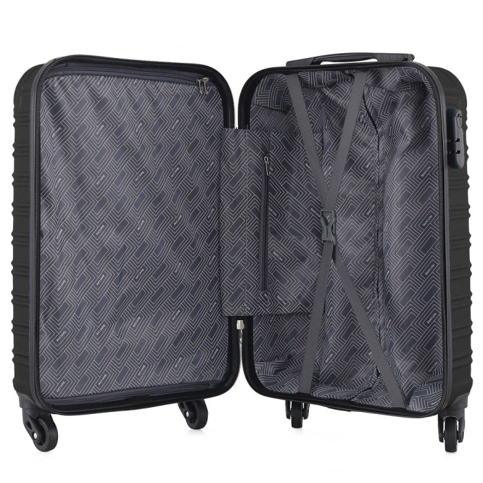 Чемодан Semi Line 20" (S) Black (T5636-1)  