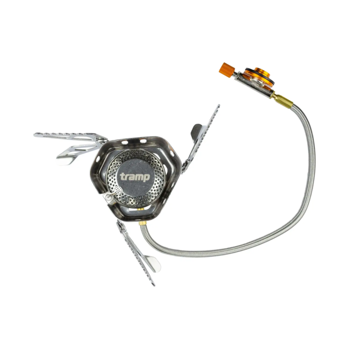 Горелка Tramp со шлангом, пьезоподжигом и ветрозащитой UTRG-046  