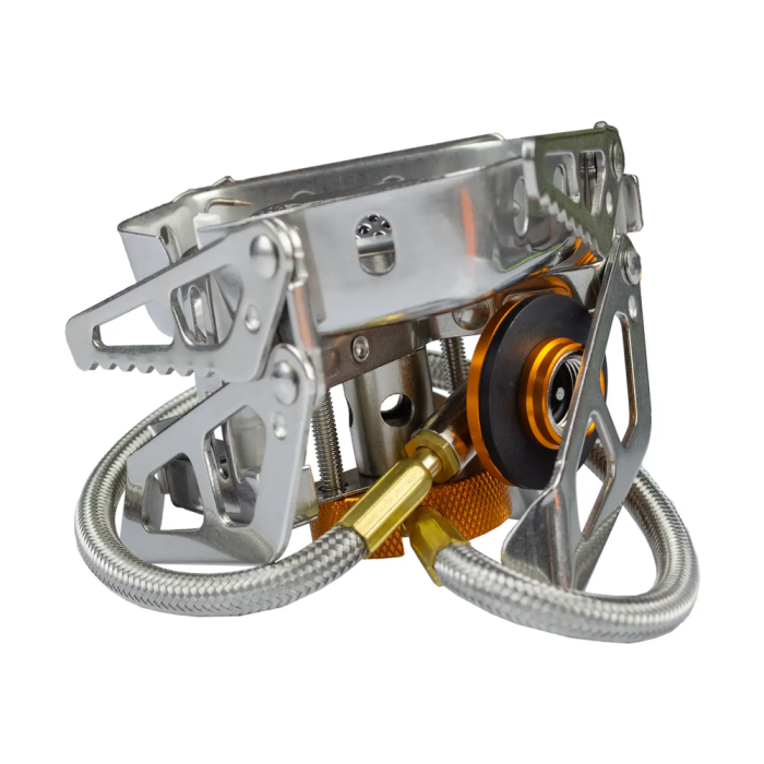 Горелка Tramp со шлангом, пьезоподжигом и ветрозащитой UTRG-046  