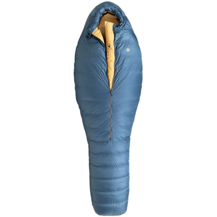 Спальник пуховой Turbat KUK 700 legion blue/dark cheddar - 195 см - синий/оранжевый  