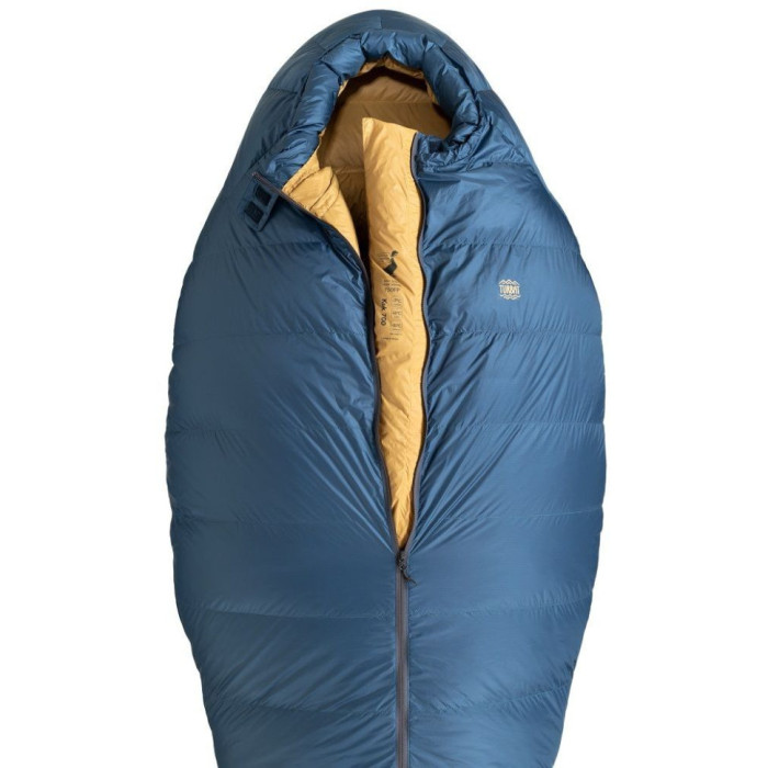 Спальник пуховой Turbat KUK 700 legion blue/dark cheddar - 195 см - синий/оранжевый  