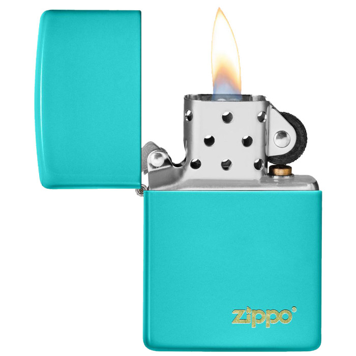 Зажигалка Zippo 49454 Flat Turquoise Zippo Lasered (49454ZL)  