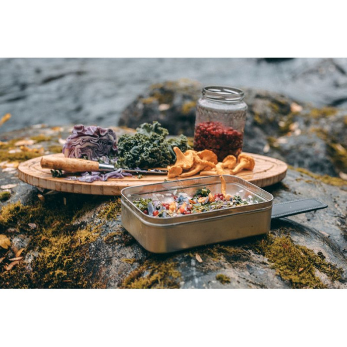 Ланчбокс Trangia Mess Tin 209 Large 1.3л с черной ручкой  