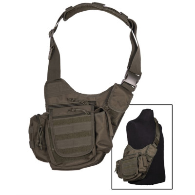 Сумка плечевая Mil-Tec Sling Bag OD Original