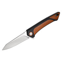 Нож складной Roxon K2 лезвие D2, коричневый (поврежденная упаковка)
