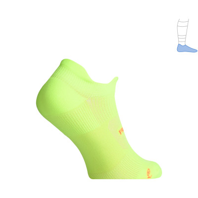 Функциональные носки Protector LowDry летние желто-салатовые L 44-47