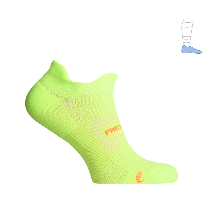 Функциональные носки Protector LowDry летние желто-салатовые L 44-47  