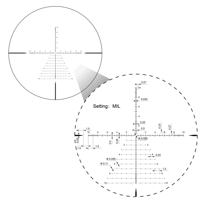 Прицел оптический Vector Optics Taurus 4-32x56 (34mm) illum. SFP ED  