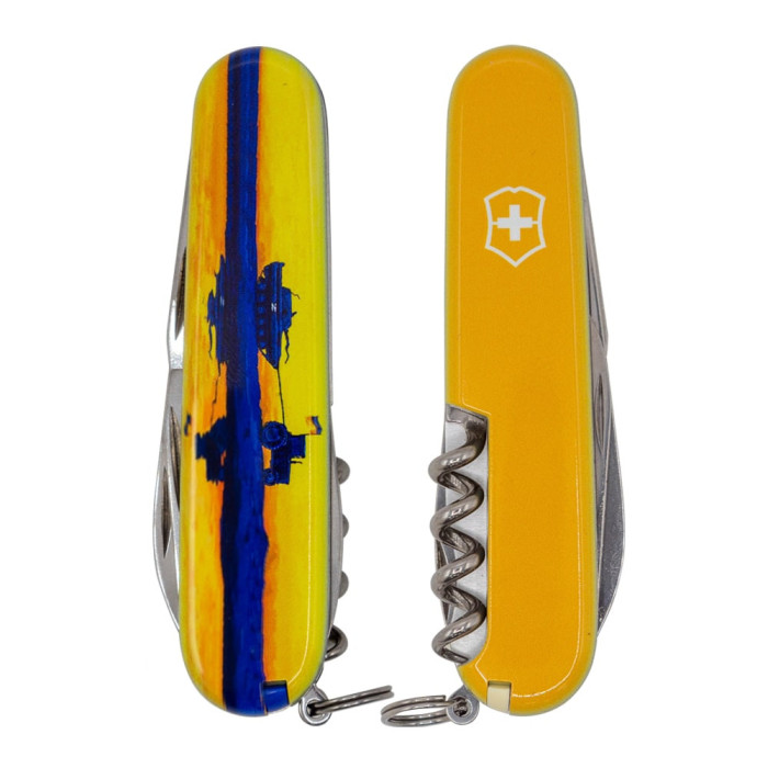 Нож Huntsman Ukraine 91мм/15функ /Марка с трактором  