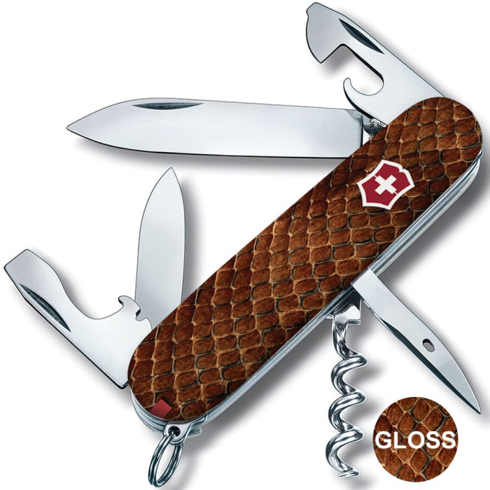 Складной нож Victorinox SPARTAN DESIGN Принт Кожа кобры 1.3603.R2210pk  