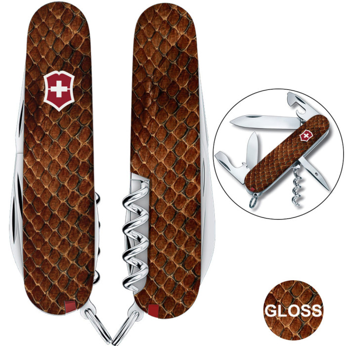 Складной нож Victorinox SPARTAN DESIGN Принт Кожа кобры 1.3603.R2210pk  