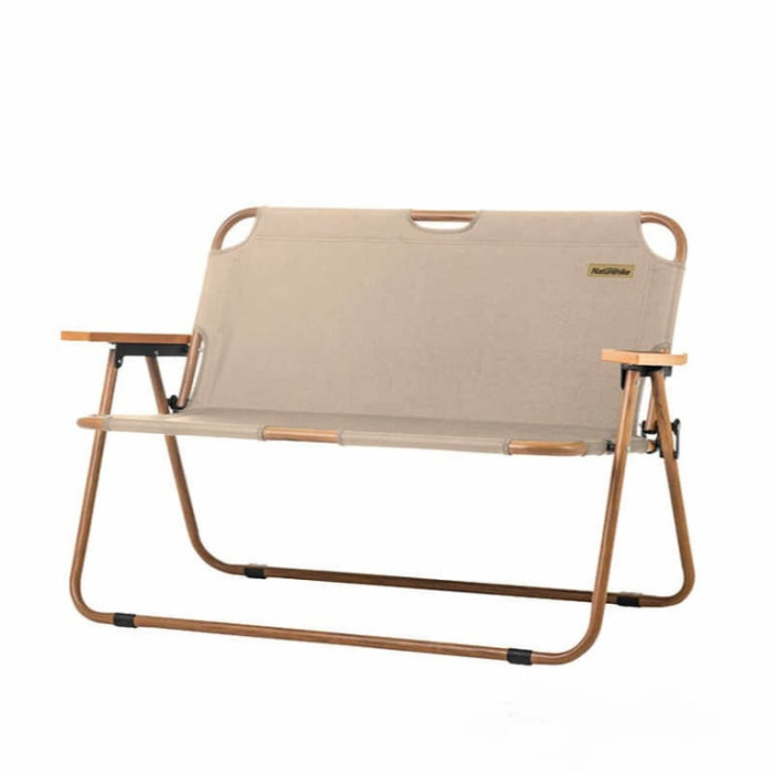 Кресло складное двойное Naturehike Wood Luxury NH20JJ002, 600D Oxford/алюминий, песочный 