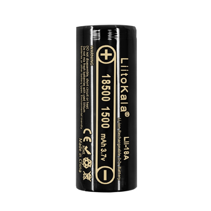 Аккумулятор LiitoKala Lii-18A 18500 1500mah battery  