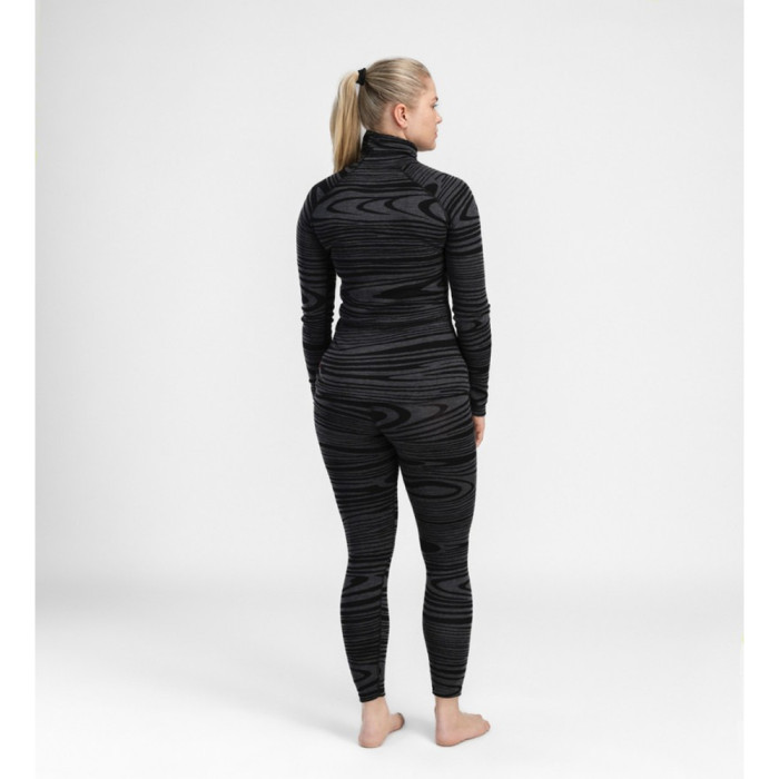 Термокофта жен. Aclima WarmWool 200 Roll Neck W's Black Motion S  