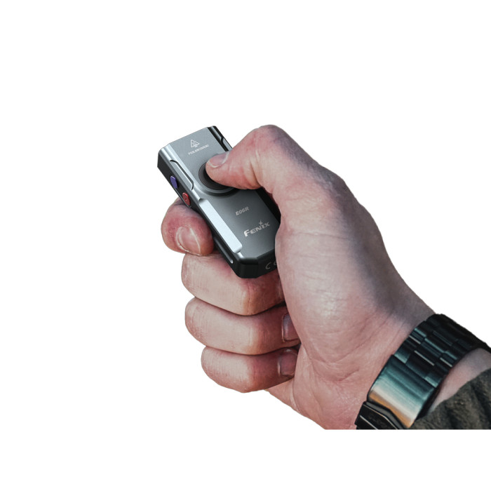 Фонарь наключный Fenix ​​E06R серый  