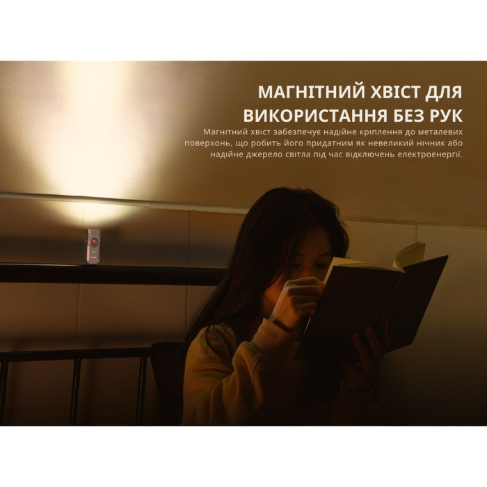 Фонарь наключный Fenix ​​E06R серый  