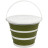 Ведро Tribe Water Bucket Lid 10 л силиконовое с крышкой T-FJ-0050, olive