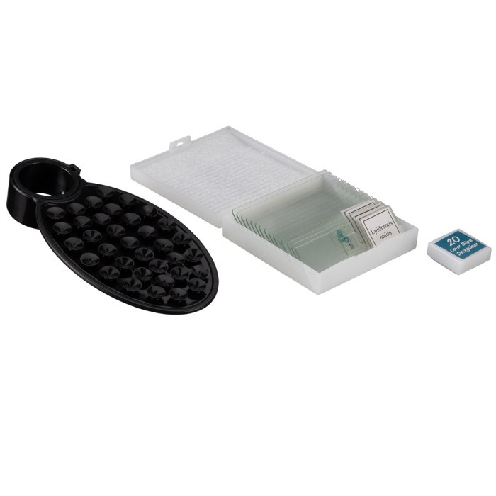 Микроскоп Bresser Erudit Basic Mono 40x-400x с адаптером для смартфона + кейс (5102100) (922745)  