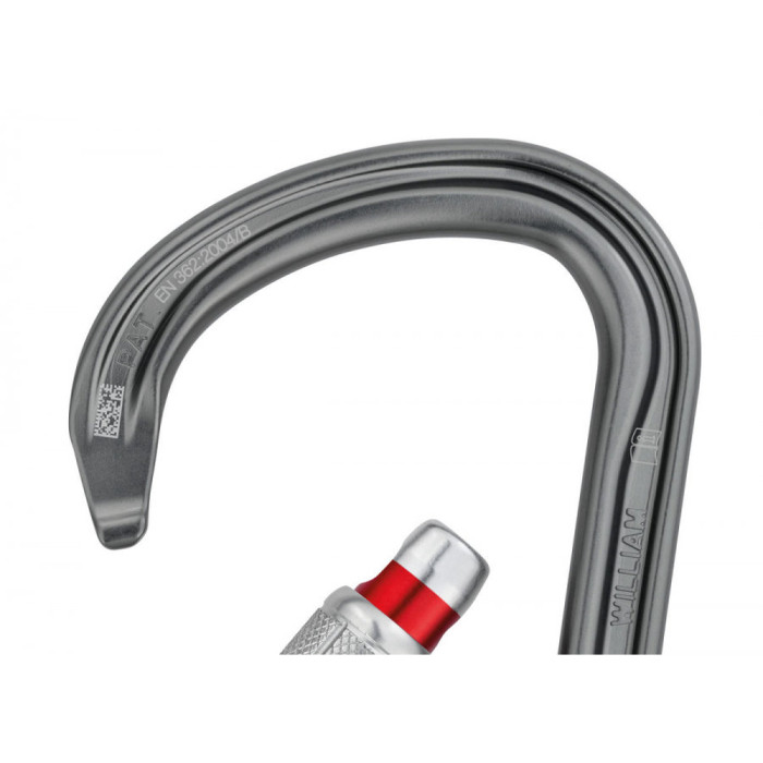 Карабин Petzl William scew lock black  