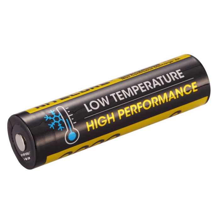 Аккумулятор литиевый Li-Ion 18650 Nitecore NL1829LTHP 3.6V 8А, 2900mAh, -40°C, защищенный  