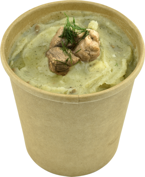 Картофельное пюре с телятиной Happy Elk CM0005  