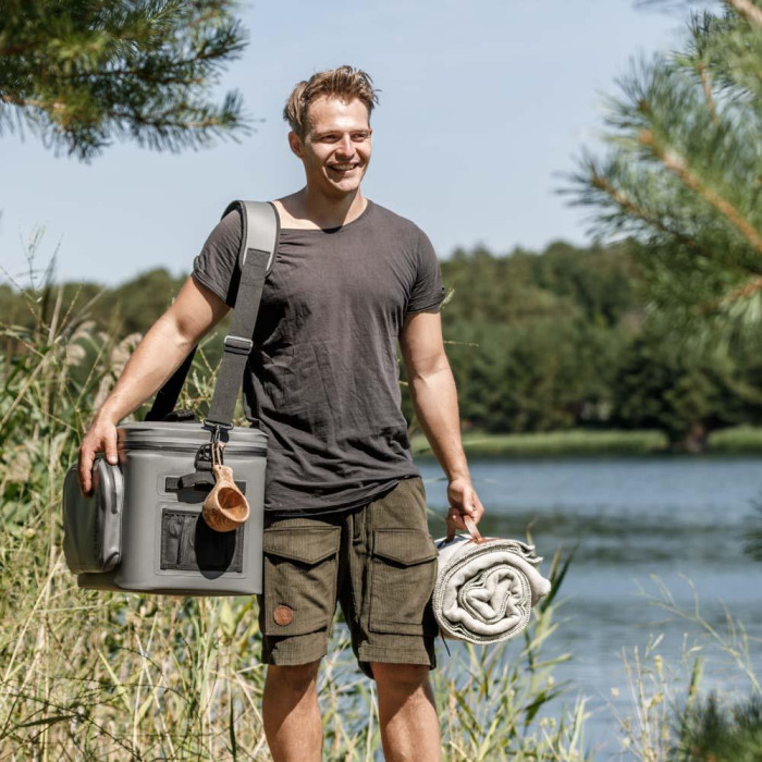 Термосумка Petromax Cooler Bag 22 л Серая  