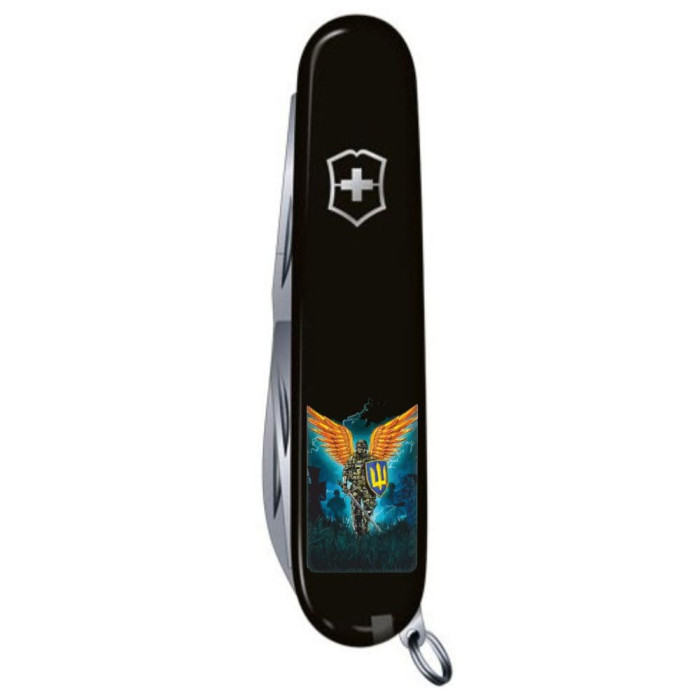 SPARTAN UKRAINE  91мм/12функ/черн /штоп /Ангел ВСУ  