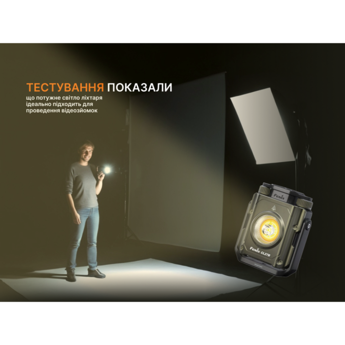 Фонарь прожектор Fenix CL27R зеленый (поврежденная упаковка)  