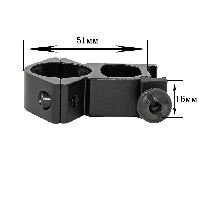 Крепление на оружие для фонаря 25GK (планка Вивера 19 мм)  