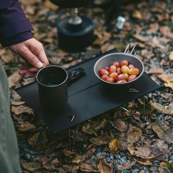 Складной стол Naturehike CNK2450JJ024, 31х21 см, алюминий, черный  