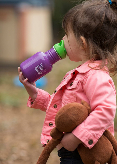 Фляга Kid Kanteen Classic Sippy Cap Brushed Stainless 355 мл  